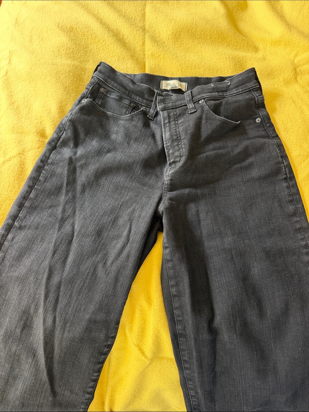 Madewell Women's Black Boot Cut Jeans